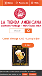 Mobile Screenshot of latiendamericana.com